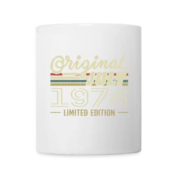 Juli 1974 Originales Geburtstagsgeschenk 1974 - Tasse - Weiß - Vorne