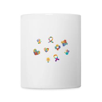 Autism Awareness God Says I Am Strong Asperger's - Mug - white - Front