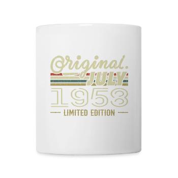 Juli 1958 Original Geburtstagsgeschenk 1958 - Tasse - Weiß - Vorne