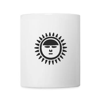 Abstrakte Sonne Sonnenschein Abstrakte Kunst - Tasse - Weiß - Vorne