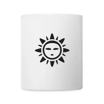 Abstrakte Sonne Sonnenschein Abstrakte Kunst - Tasse - Weiß - Vorne