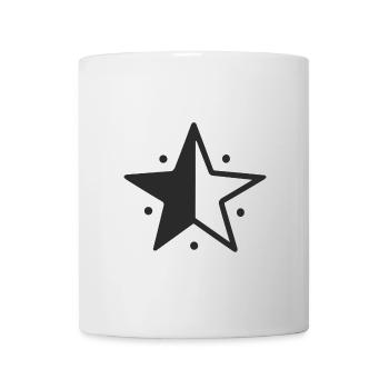 Abstrakte Sterne Sternenhimmel Abstrakte Kunst - Tasse - Weiß - Vorne