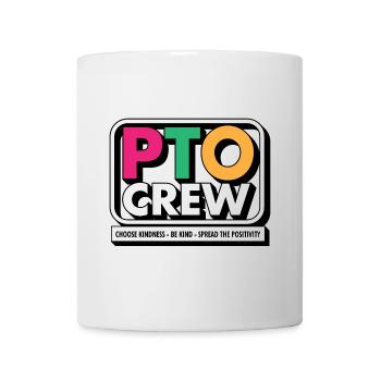 PTO Crew Parent Teacher Organization Team School - Tasse - Weiß - Vorne