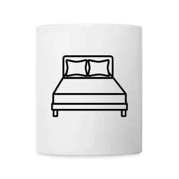 Bett - Tasse - Weiß - Vorne