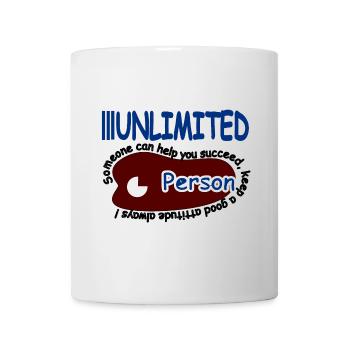 Someone can help you keep a good attitude always - Mug - white - Front