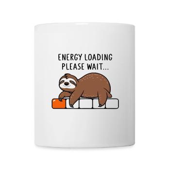 Sloth Energy Loading Please Wait - Mug - white - Front