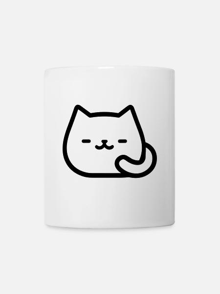 Katze - Tasse - Weiß
