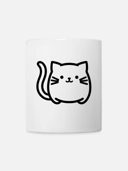 Kätzchen - Tasse - Weiß