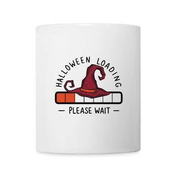 Hexenhut Spruch Halloween Loading Please Wait - Mug - white - Front