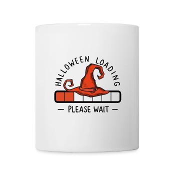 Hexenhut Spruch Halloween Loading Please Wait - Mug - white - Front
