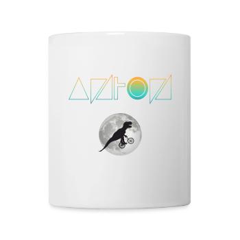 ANTON - Beau prénom de garçon avec dinosaure - Mug blanc - blanc - Devant