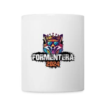 Formentera 2024 Renard des Fêtes - Mug blanc - blanc - Devant