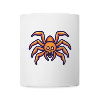 Tarentule Halloween Bande dessinée drôle - Mug blanc - blanc - Devant