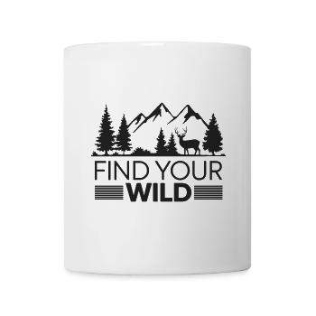 Outdoor Find Your Wild Natur Landschaft - Tasse - Weiß - Vorne