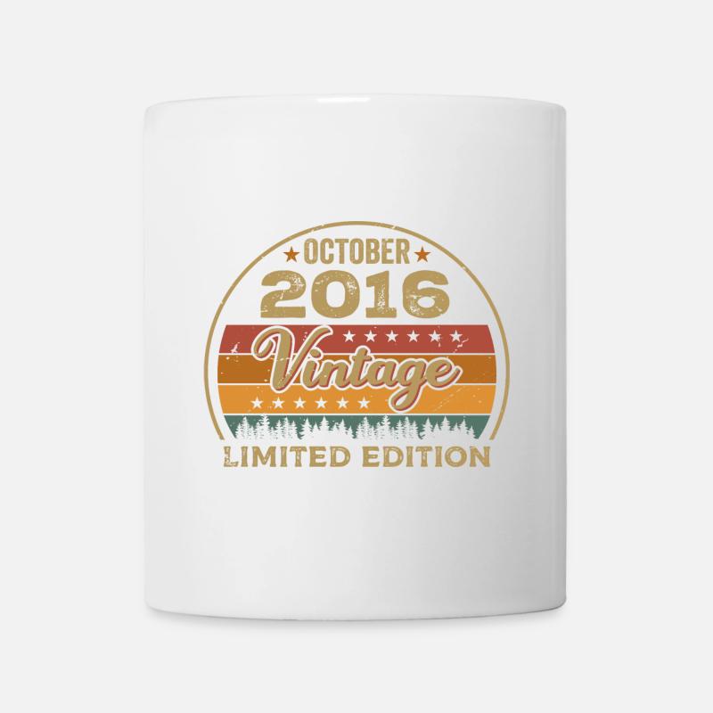 Jahrgang Oktober 2016 Geburtstagsgeschenk - 2016 - Tasse - Weiß