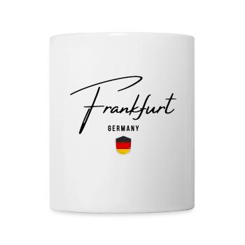 Ich liebe Frankfurt, deutscher Stolz - Tasse - Weiß - Vorne