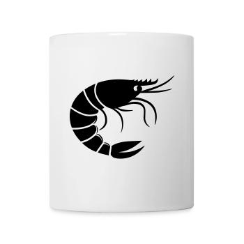 Garnele - Tasse - Weiß - Vorne