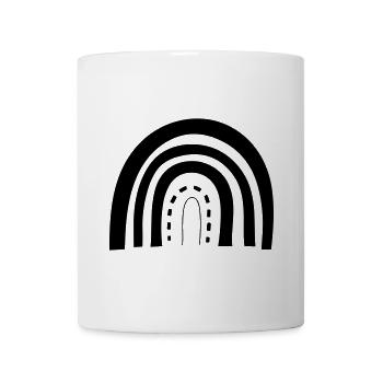 Regenbogen - Tasse - Weiß - Vorne