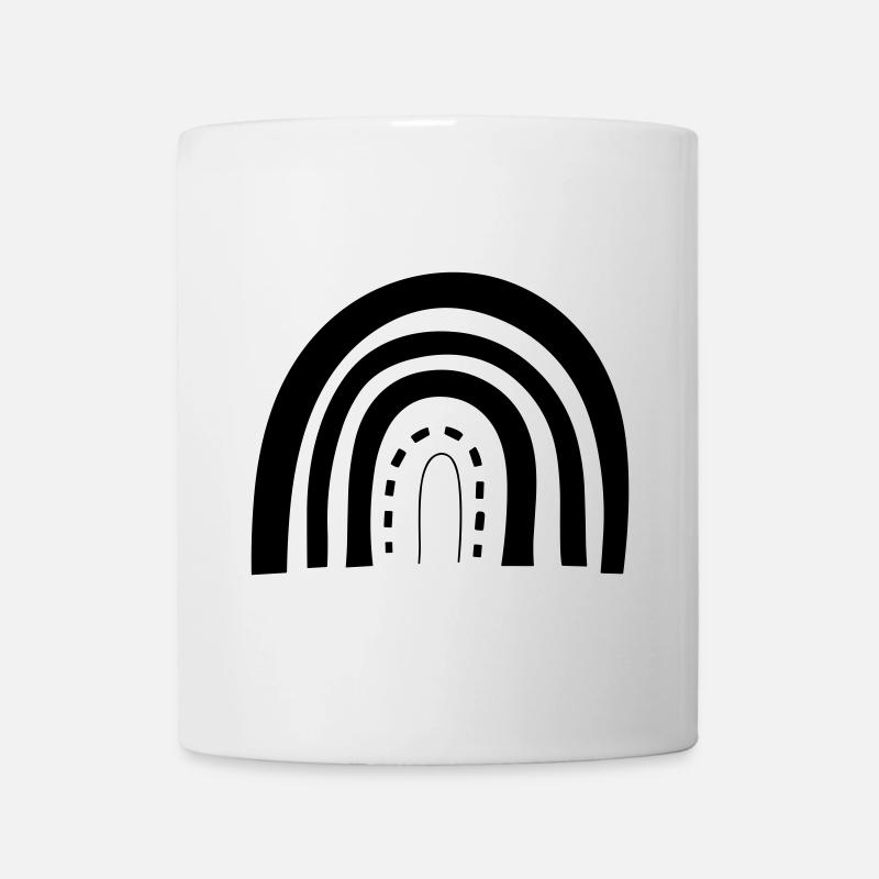 Regenbogen - Tasse - Weiß