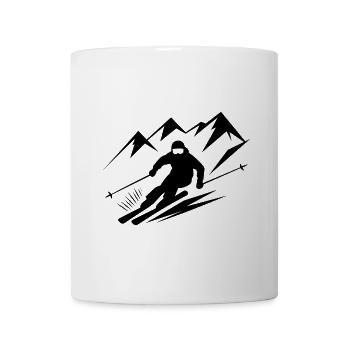 Skiurlaub Skifahrer Skifahren Wintersport - Tasse - Weiß - Vorne