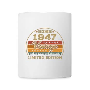 Anniversaire Décembre 1947 Cadeau Décembre 1947 - Mug blanc - blanc - Devant