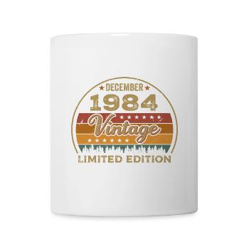 Anniversaire Décembre 1984 Cadeau Décembre 1984 - Mug blanc - blanc - Devant