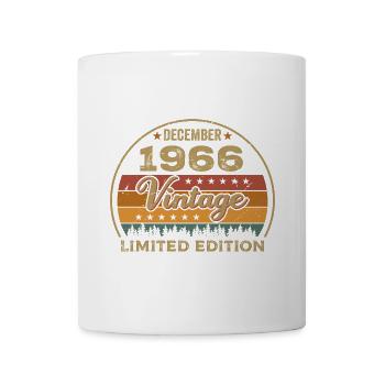 Anniversaire Décembre 1966 Cadeau Décembre 1966 - Mug blanc - blanc - Devant