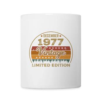 Birthday December 1977 Gift December 1977 - Mug - white - Front