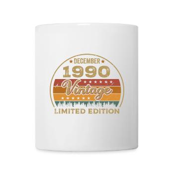 Anniversaire Décembre 1990 Cadeau Décembre 1990 - Mug blanc - blanc - Devant