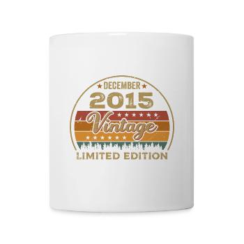Anniversaire Décembre 2015 Cadeau Décembre 2015 - Mug blanc - blanc - Devant
