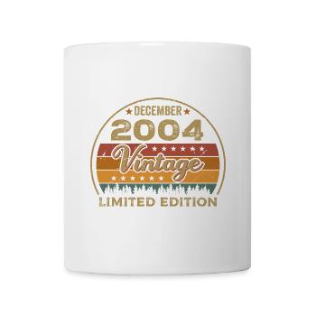 Anniversaire Décembre 2004 Cadeau Décembre 2004 - Mug blanc - blanc - Devant
