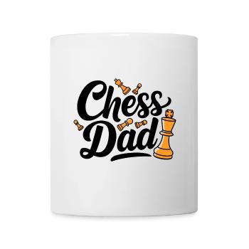 Chess Dad Schach Spruch Zitat - Tasse - Weiß - Vorne