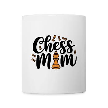 Chess Mom Schach Spruch Zitat - Tasse - Weiß - Vorne