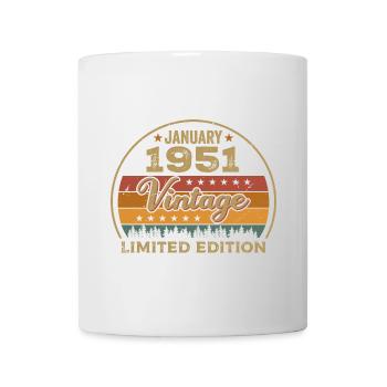 Des légendes sont nées en janvier 1951,Janvier 1951 - Mug blanc - blanc - Devant