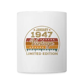 Legends were born in January 1947,January 1947 - Mug - white - Front
