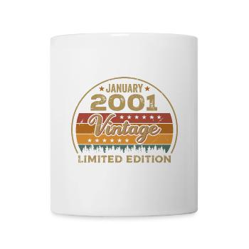 Legends were born in January 2001,January 2001 - Mug - white - Front