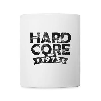 Hard Core Since 1975 - 50. Geburtstag - Tasse - Weiß - Vorne