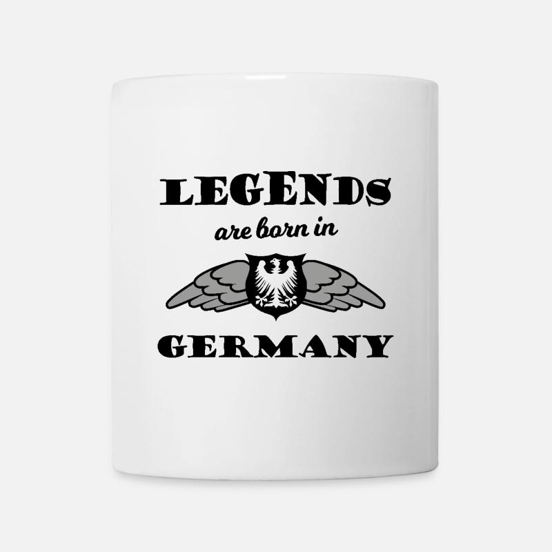 Die Legenden aus Deutschland - Tasse - Weiß