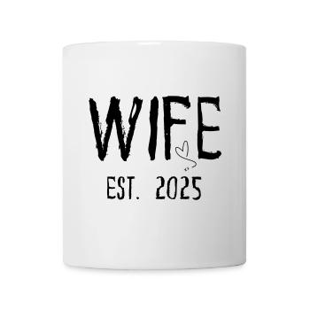 Wife Est 2025 Just Married Couple Matching - Mug - white - Front