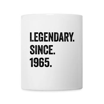 60e anniversaire 60e anniversaire légendaire depuis 1965 - Mug blanc - blanc - Devant