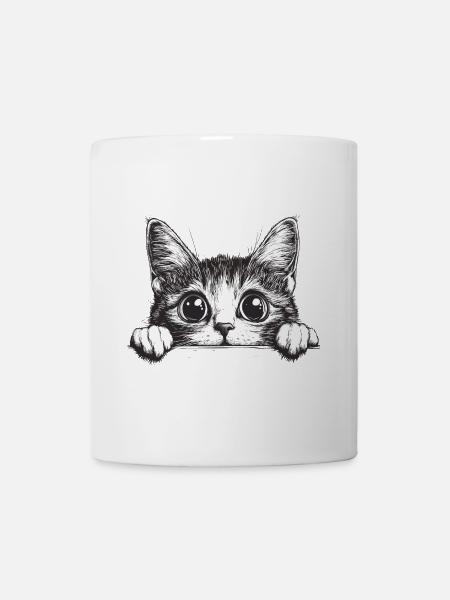 Katze - Tasse - Weiß