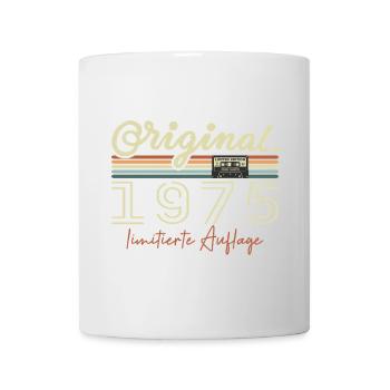 Original 1975 Vintage 1975 Geburtstag Retro 1975 - Tasse - Weiß - Vorne