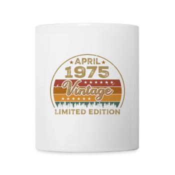 April 1975, birthday April 1975, gift April 1975 - Mug - white - Front