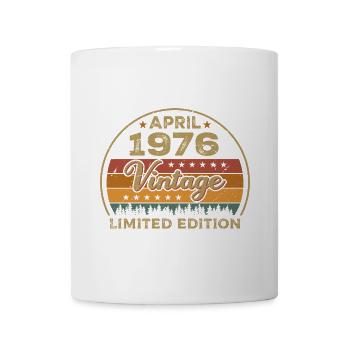 April 1976, birthday April 1976, gift April 1976 - Mug - white - Front