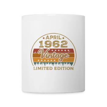 April 1962, birthday April 1962, gift April 1962 - Mug - white - Front
