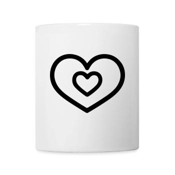 Herz - Tasse - Weiß - Vorne