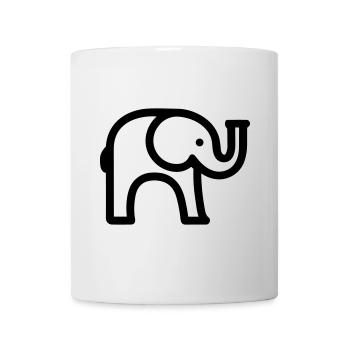Elephant - Mug - white - Front