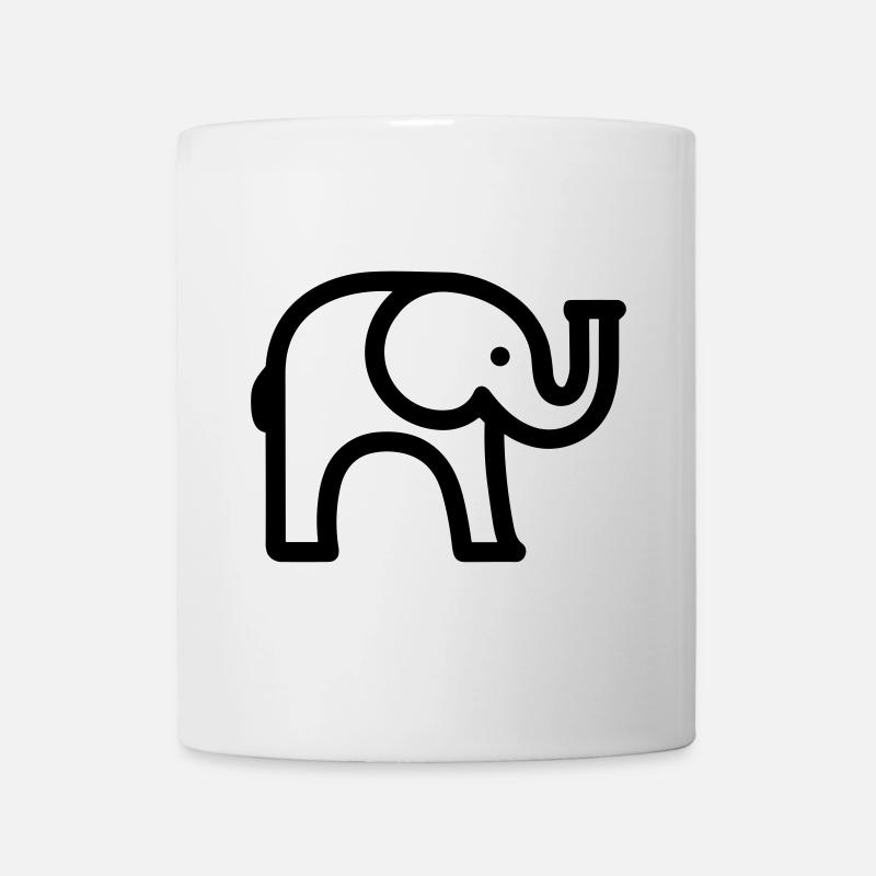 Elephant - Mug - white