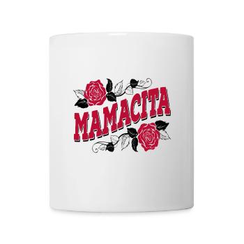 Mamacita Drôle Fête des Mères Espagnole Mama Latina - Mug blanc - blanc - Devant