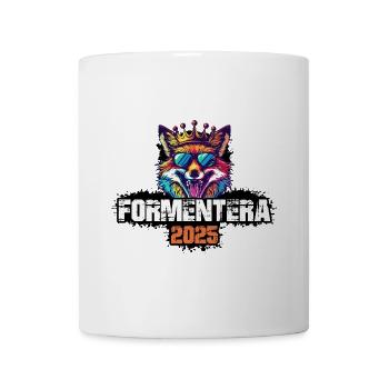 Formentera 2025 Renard des Fêtes - Mug blanc - blanc - Devant